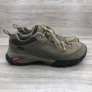 Vasque Hiking Shoes Womens 8.5M Talus Trek Brown Nubuck Leather Lace Up Outdoor